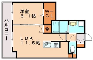 エストレイラ飯塚の物件間取画像